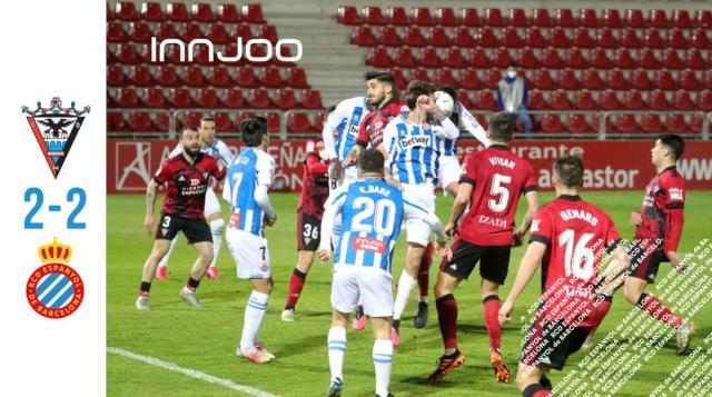 【西乙】西班牙人终场前进球2比2 武磊和对手争执